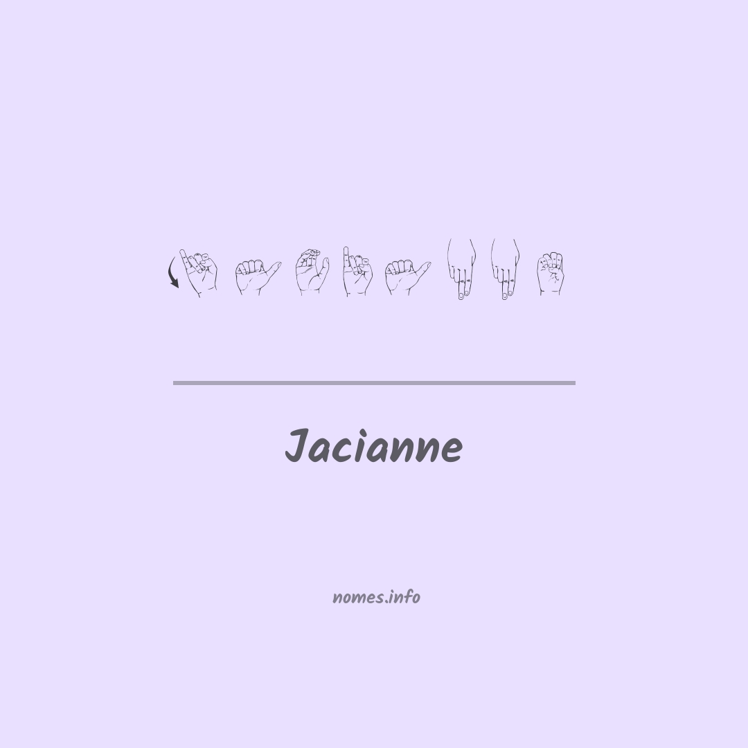 Jacianne em Libras