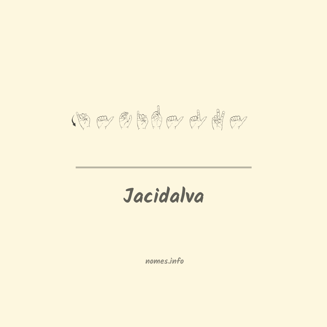 Jacidalva em Libras
