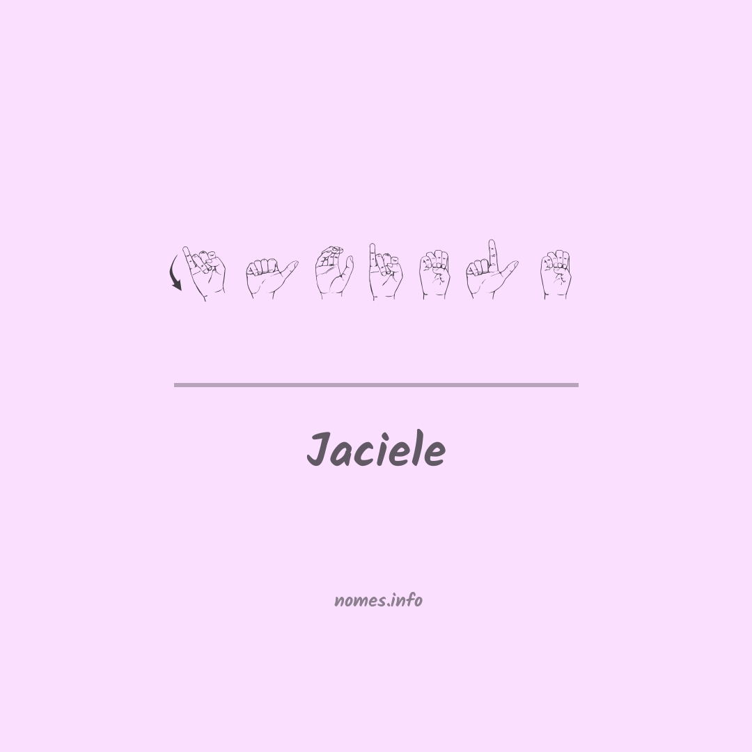 Jaciele em Libras