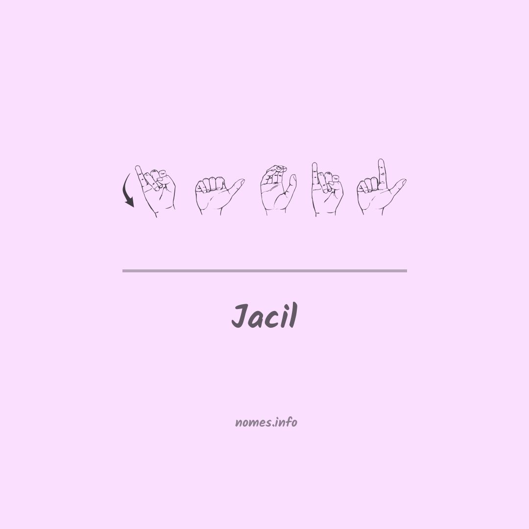 Jacil em Libras