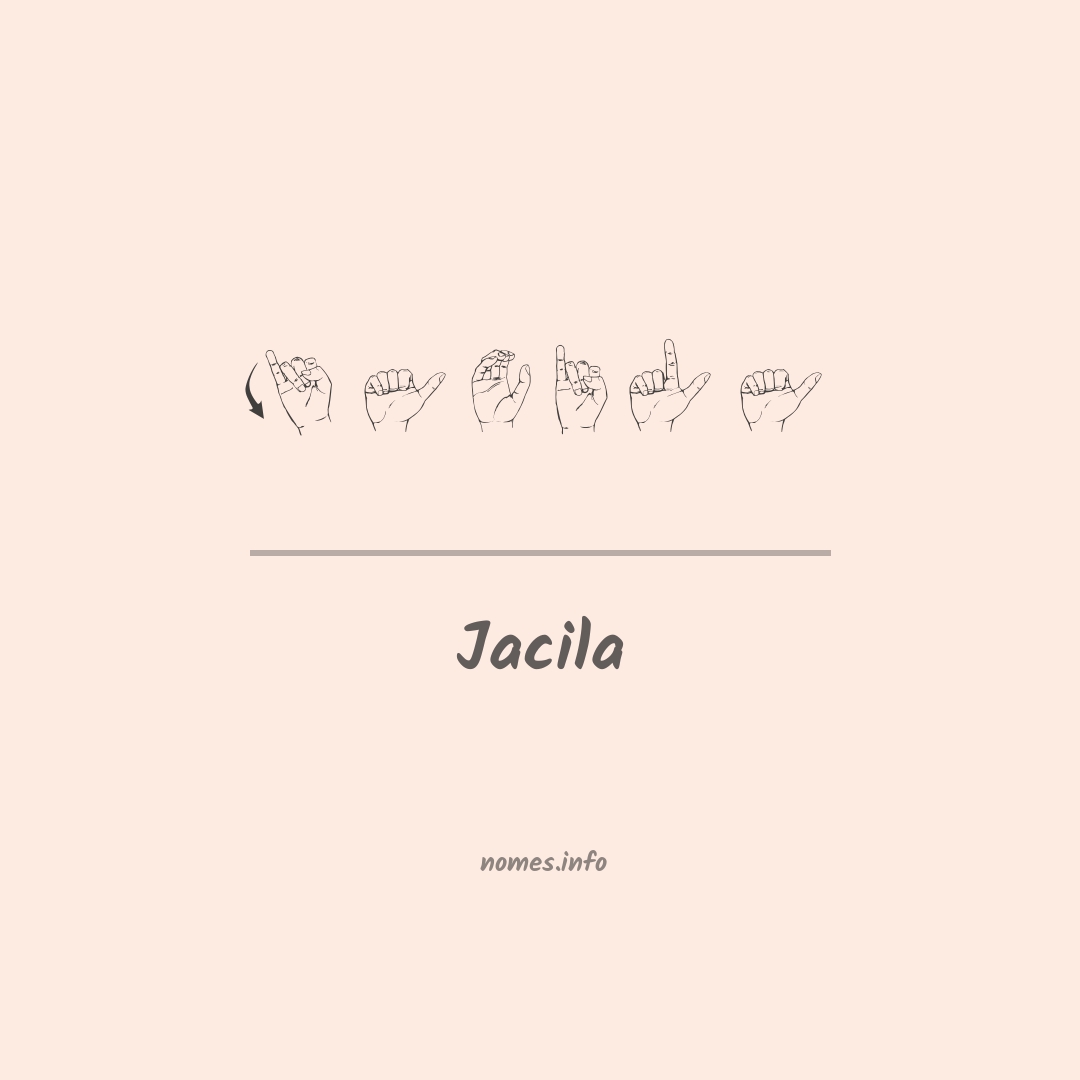 Jacila em Libras