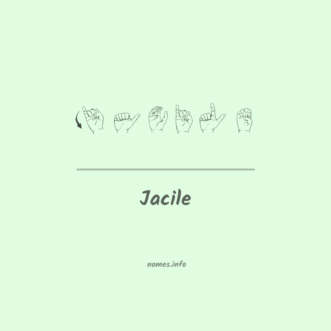 Jacile em Libras