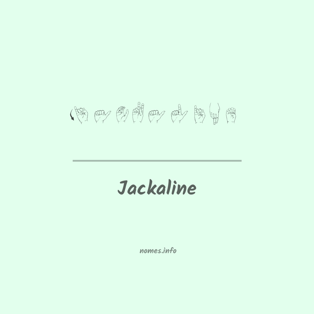 Jackaline em Libras
