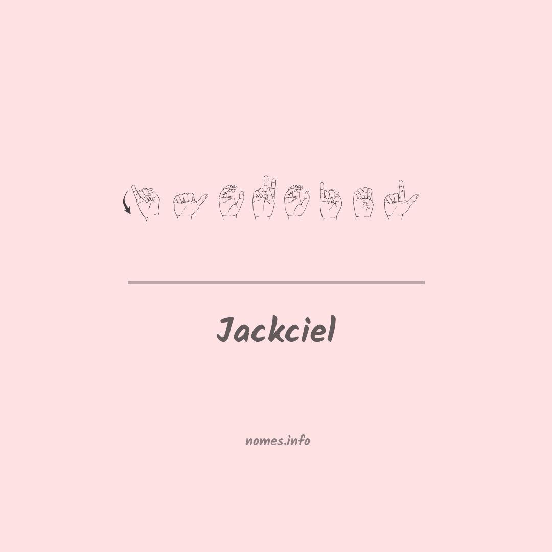Jackciel em Libras