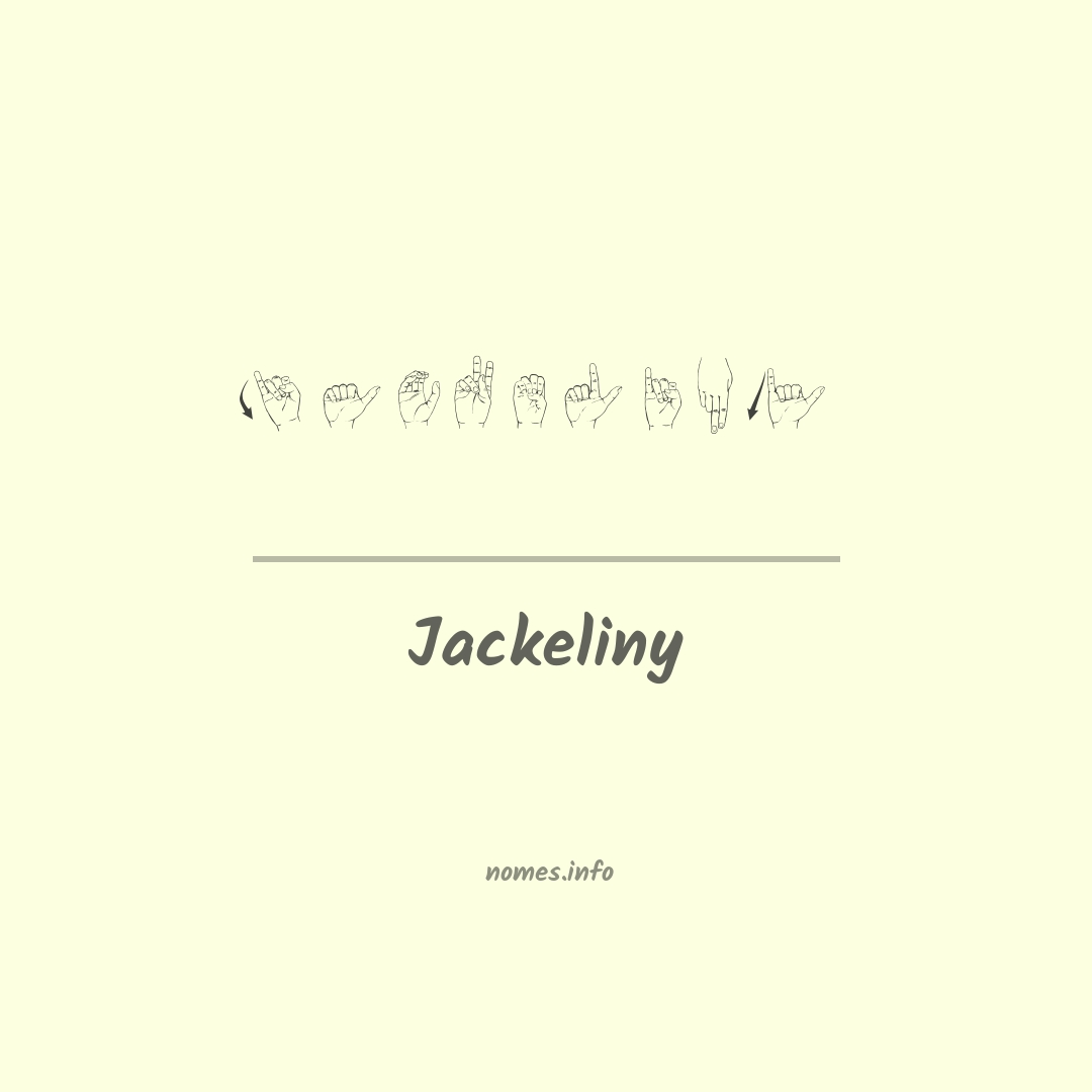 Jackeliny em Libras
