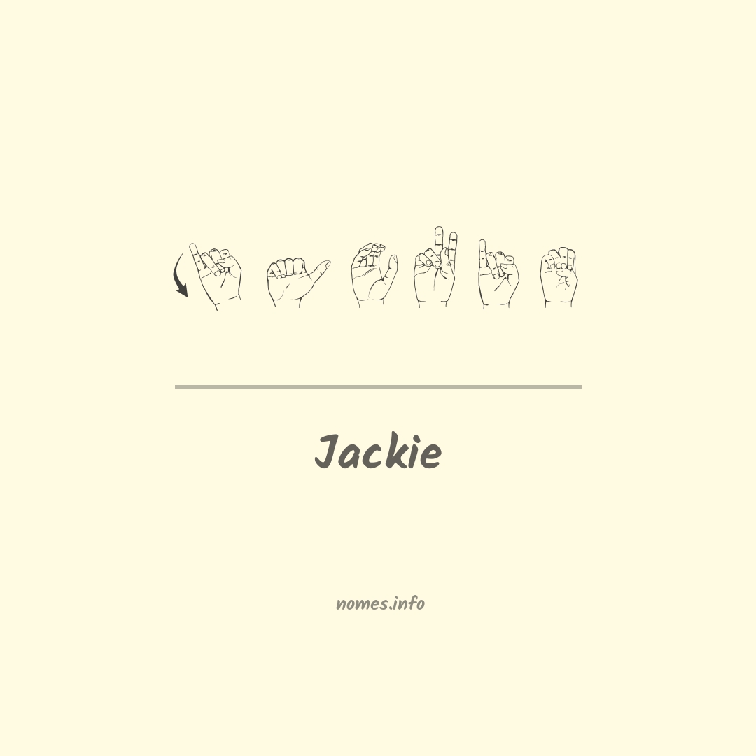 Jackie em Libras