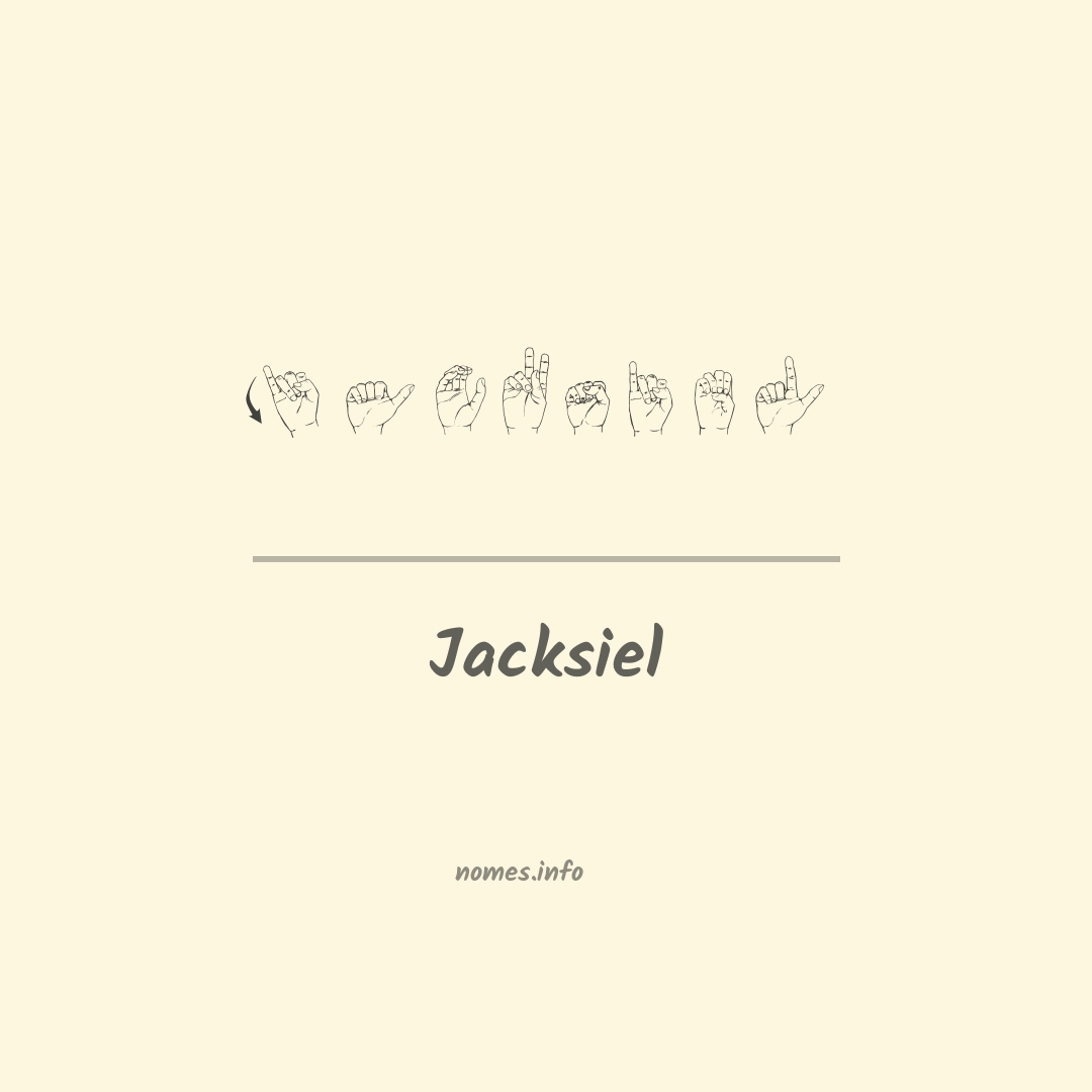 Jacksiel em Libras