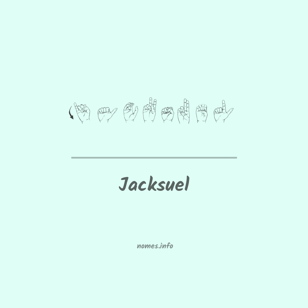 Jacksuel em Libras
