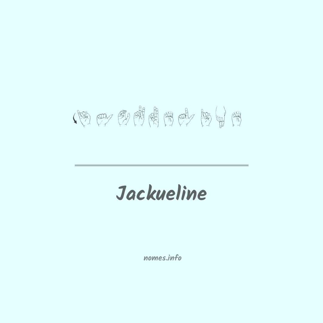 Jackueline em Libras