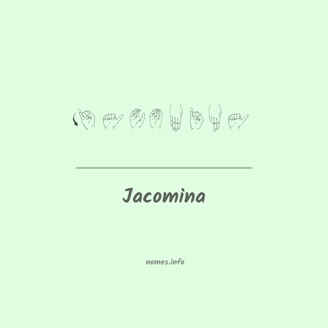Jacomina em Libras