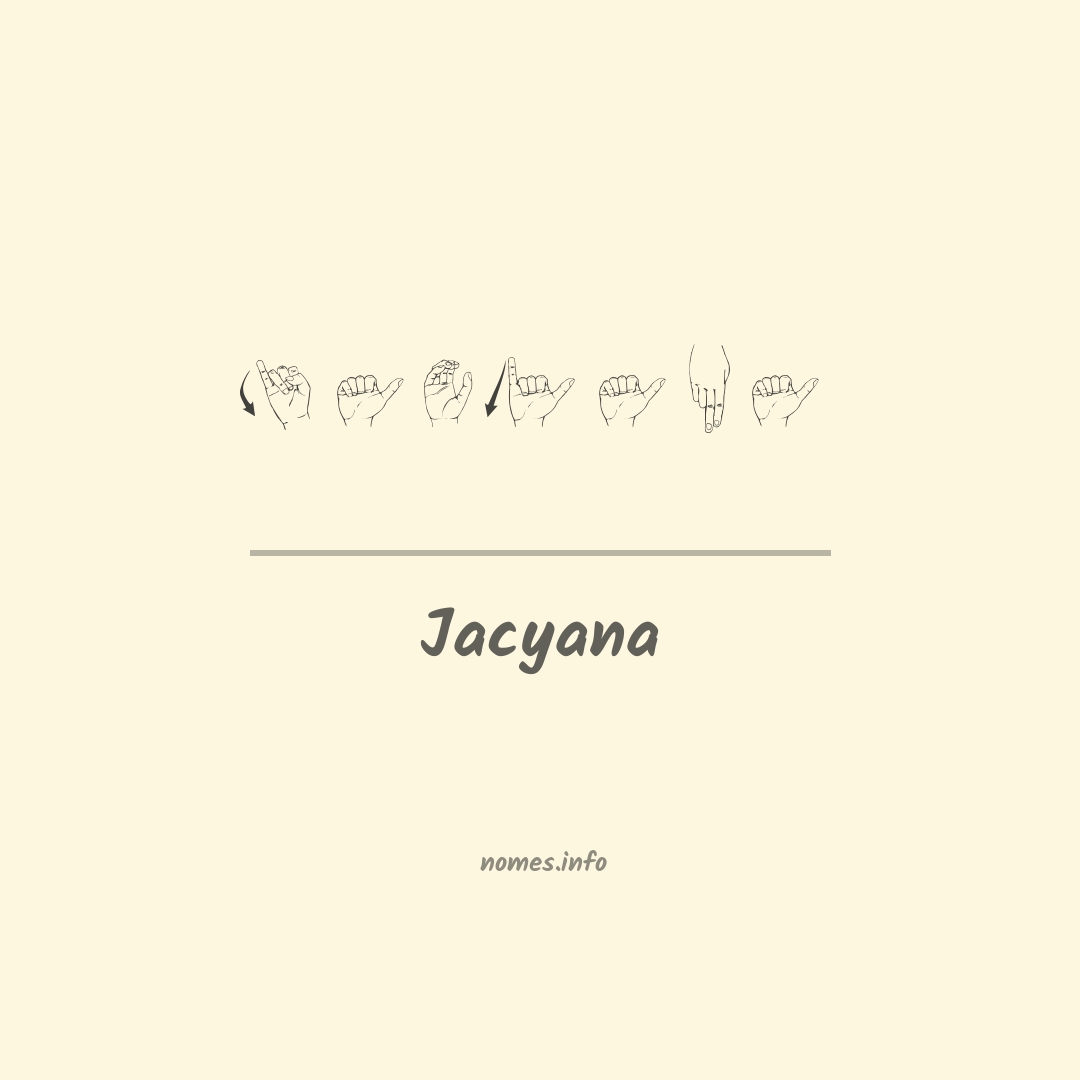 Jacyana em Libras