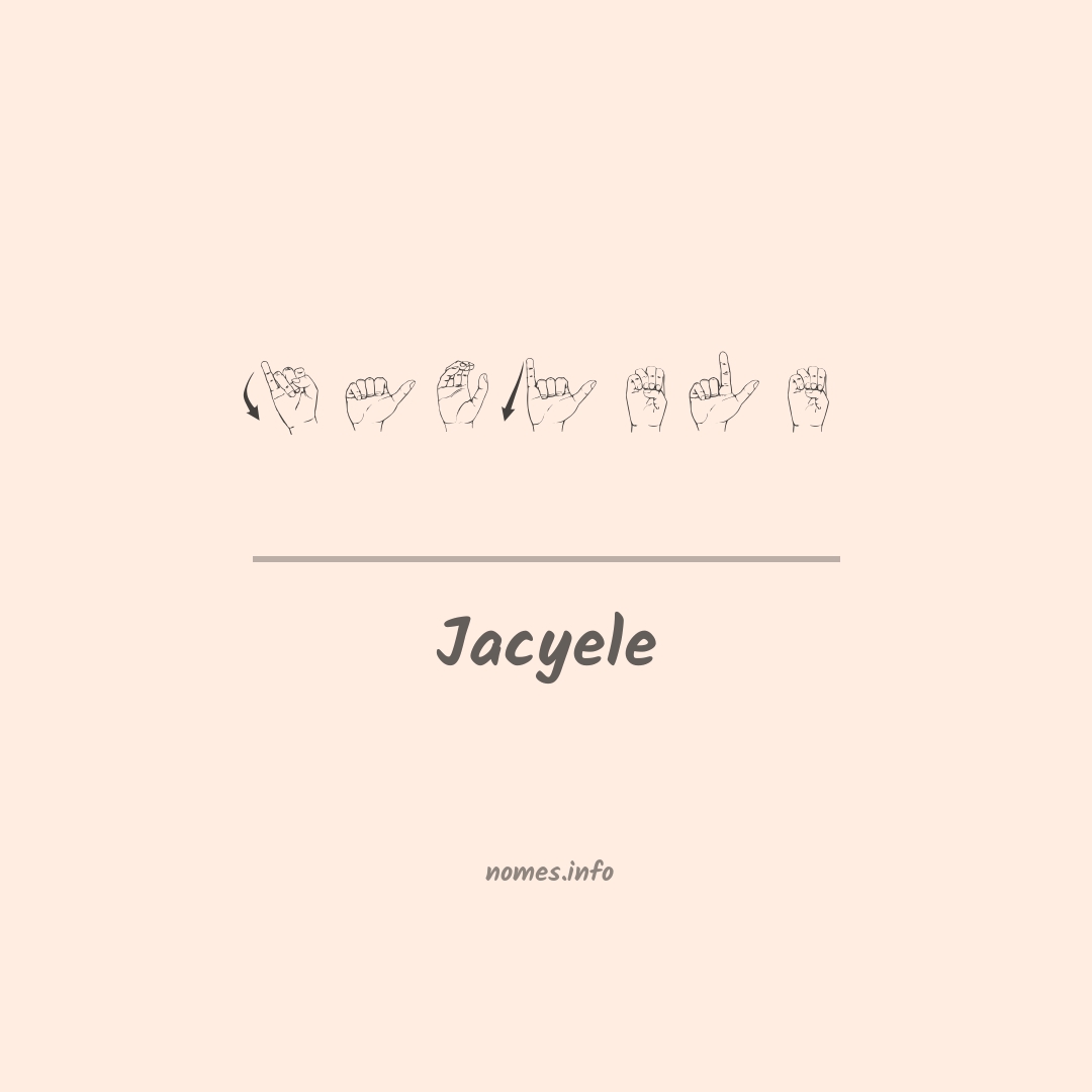Jacyele em Libras