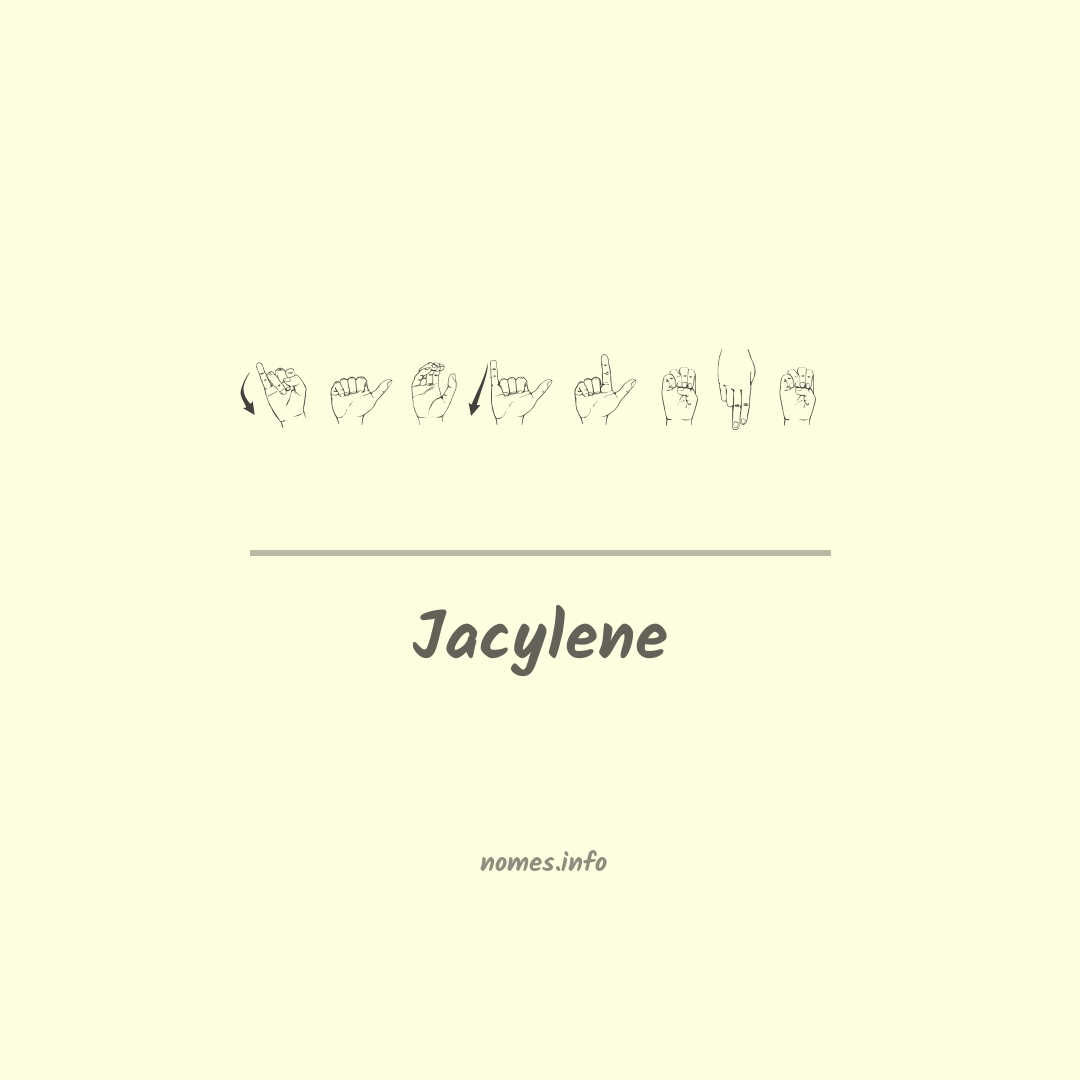 Jacylene em Libras