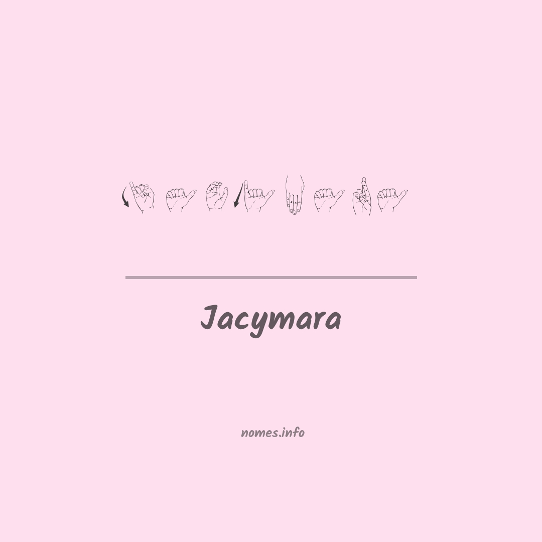 Jacymara em Libras