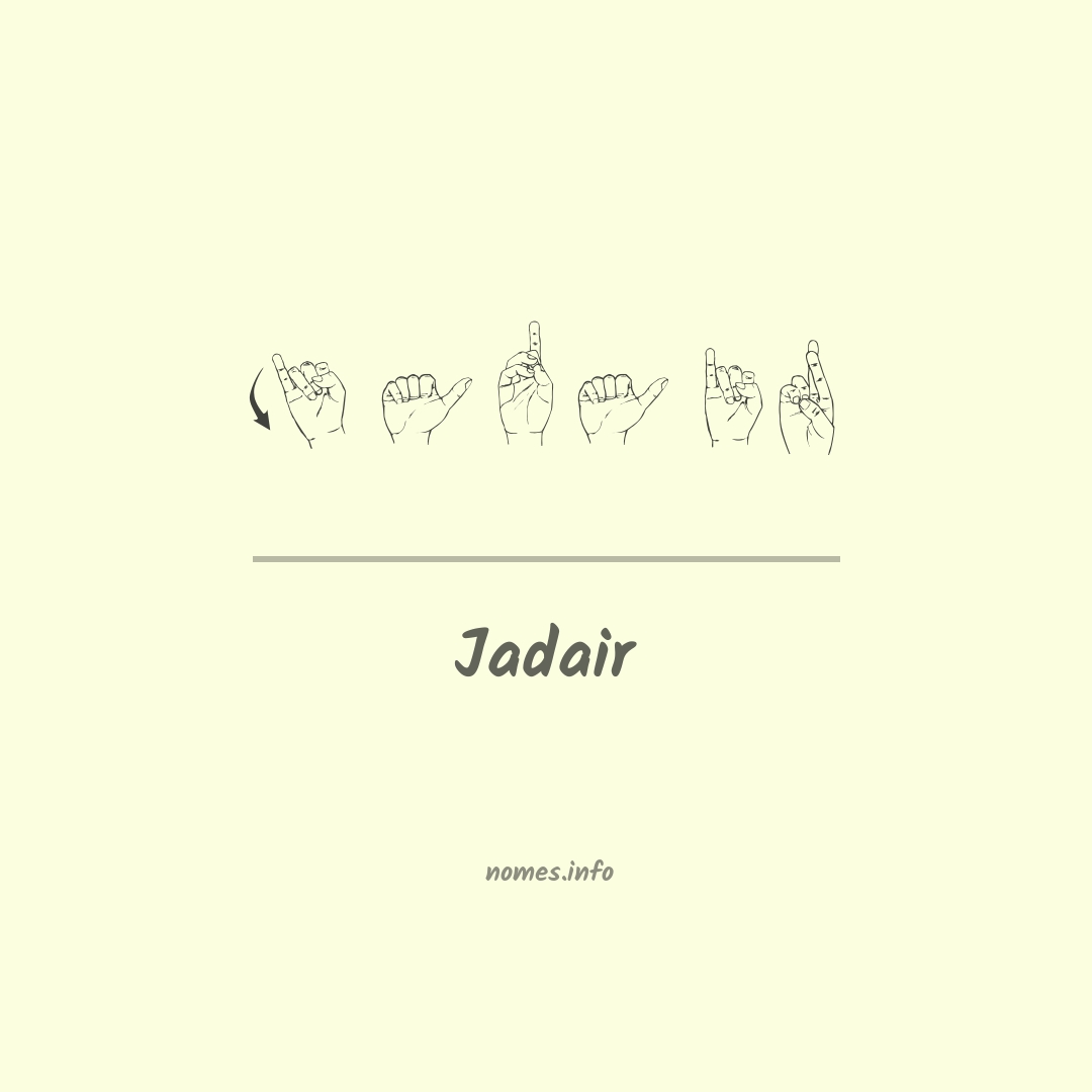 Jadair em Libras