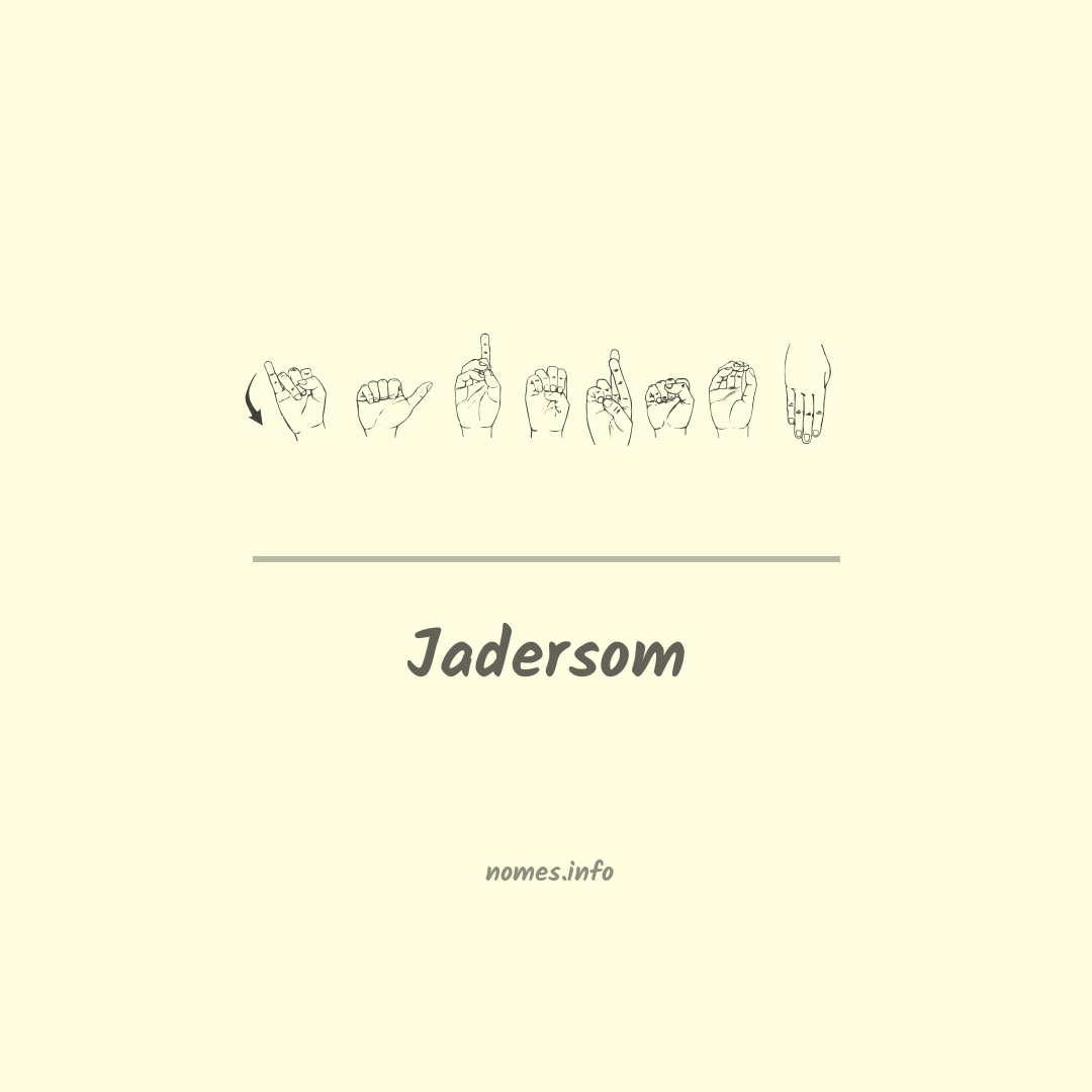 Jadersom em Libras
