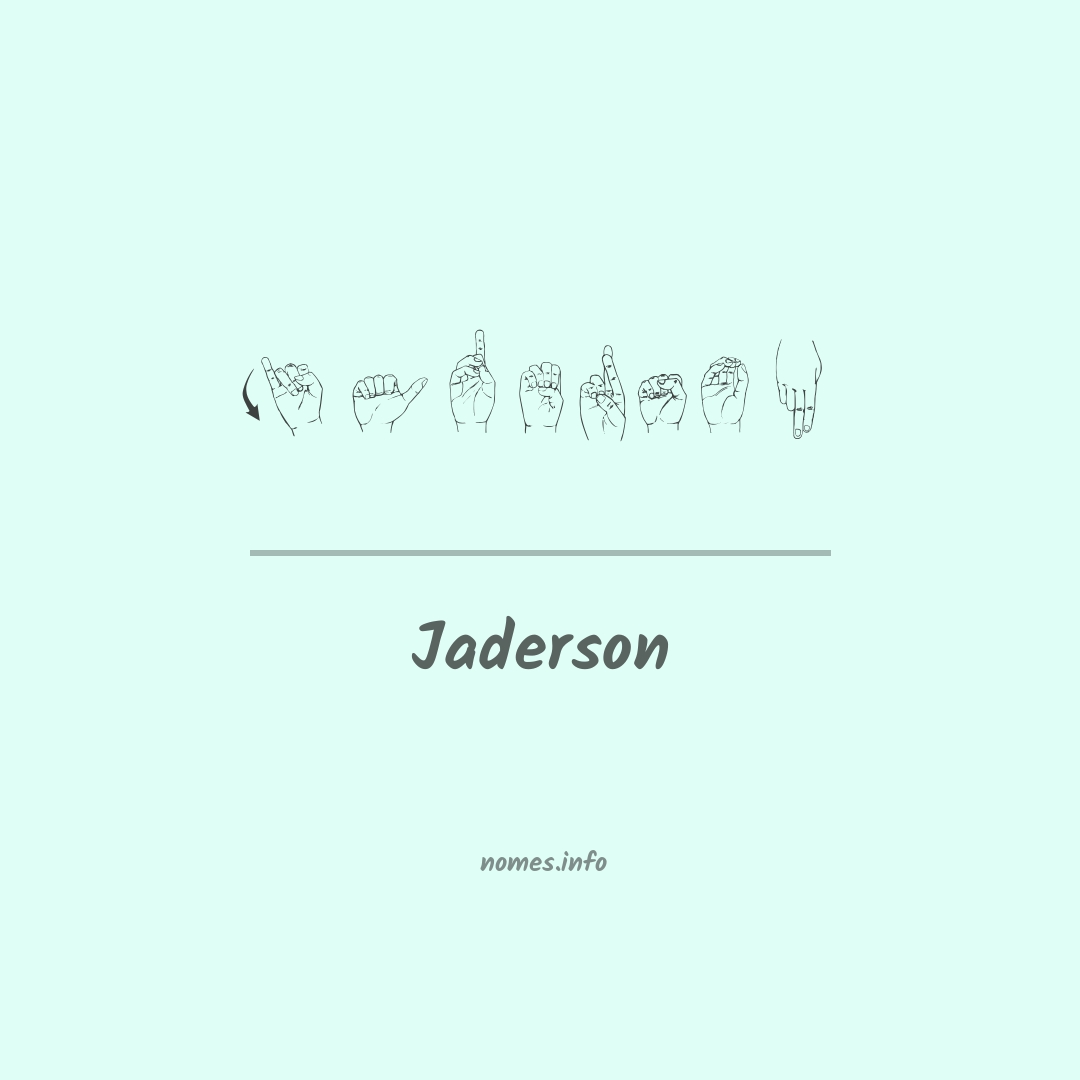 Jaderson em Libras