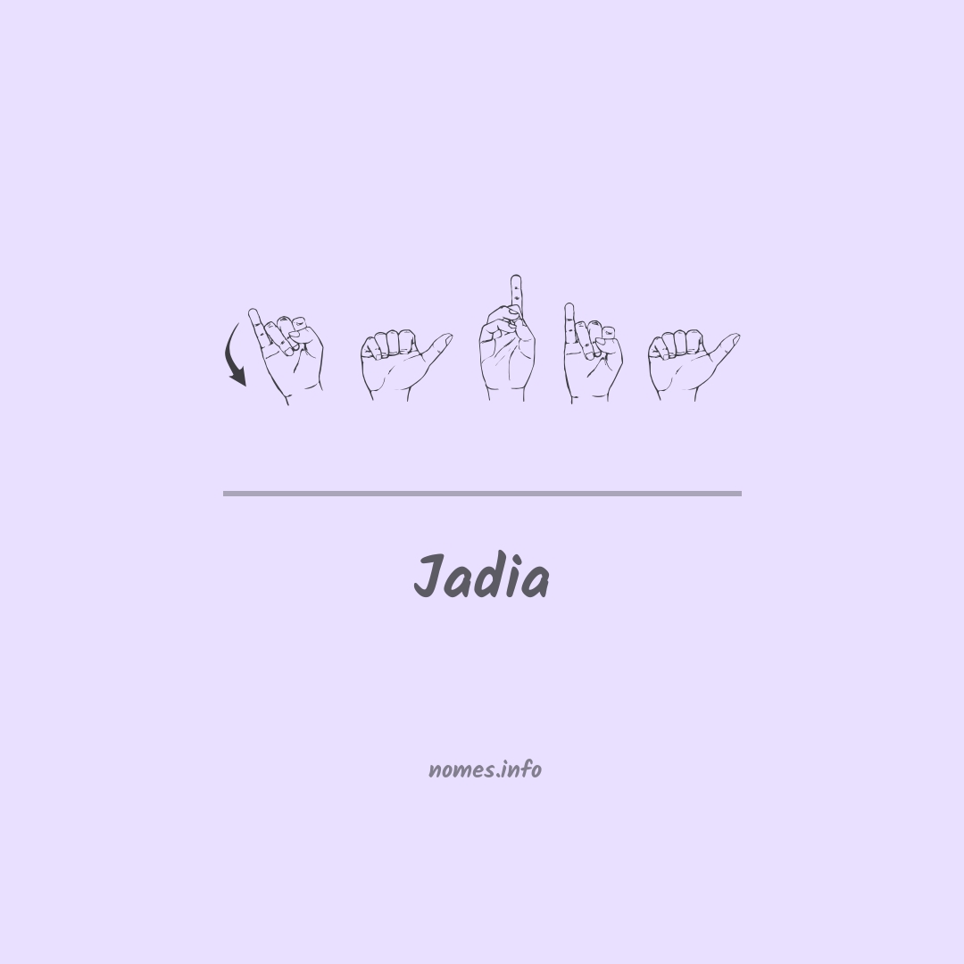 Jadia em Libras