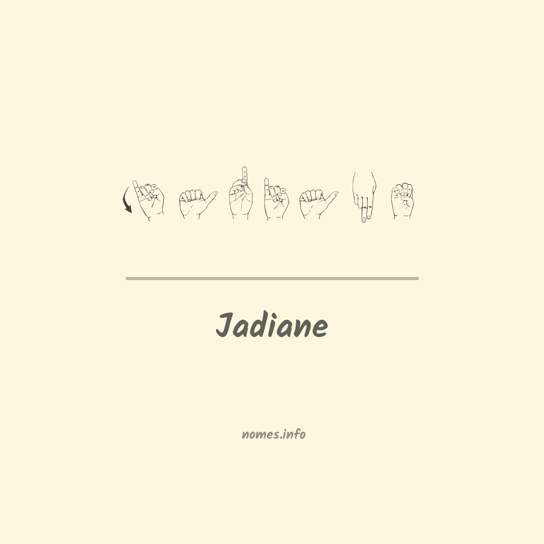 Jadiane em Libras