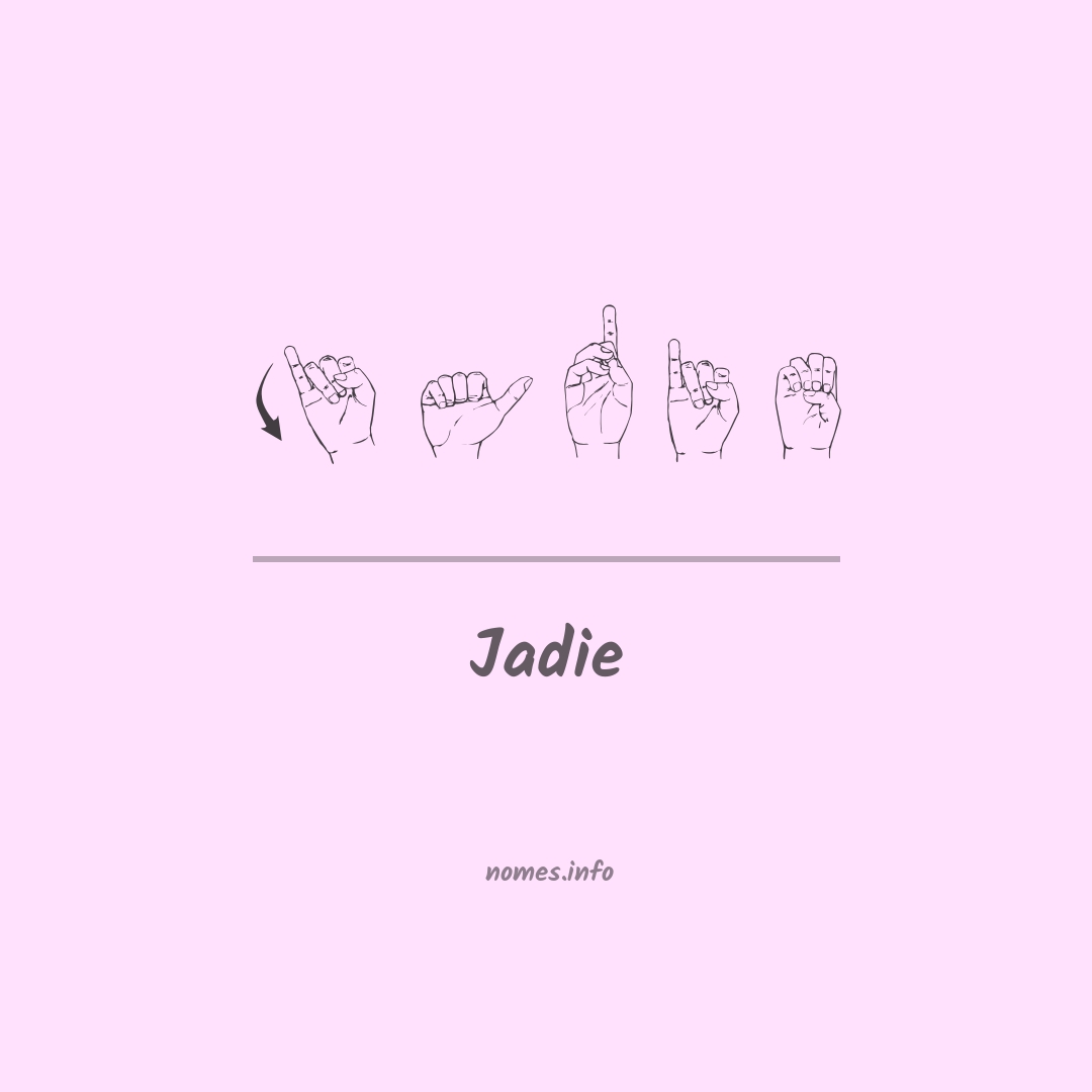 Jadie em Libras