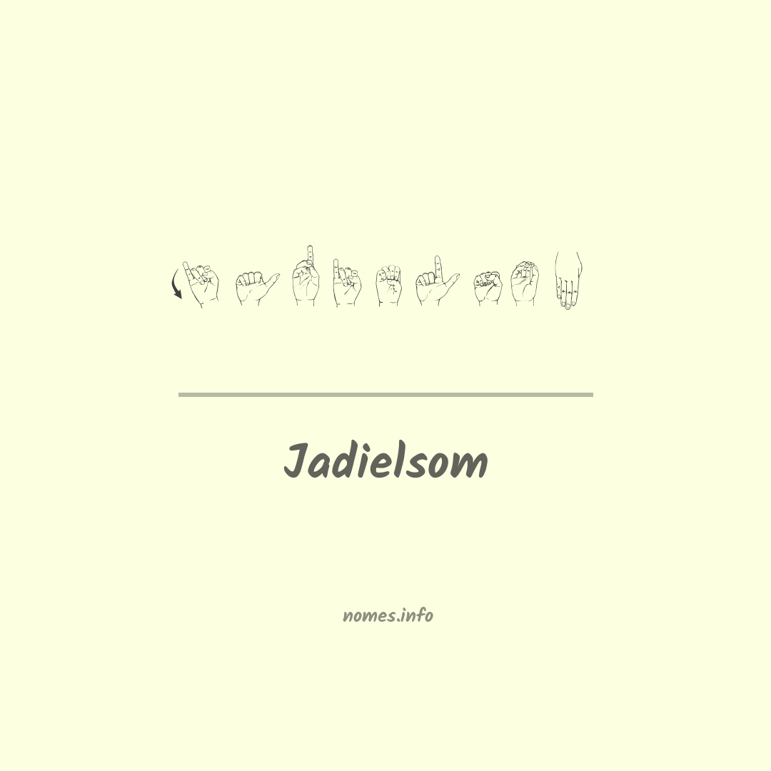 Jadielsom em Libras