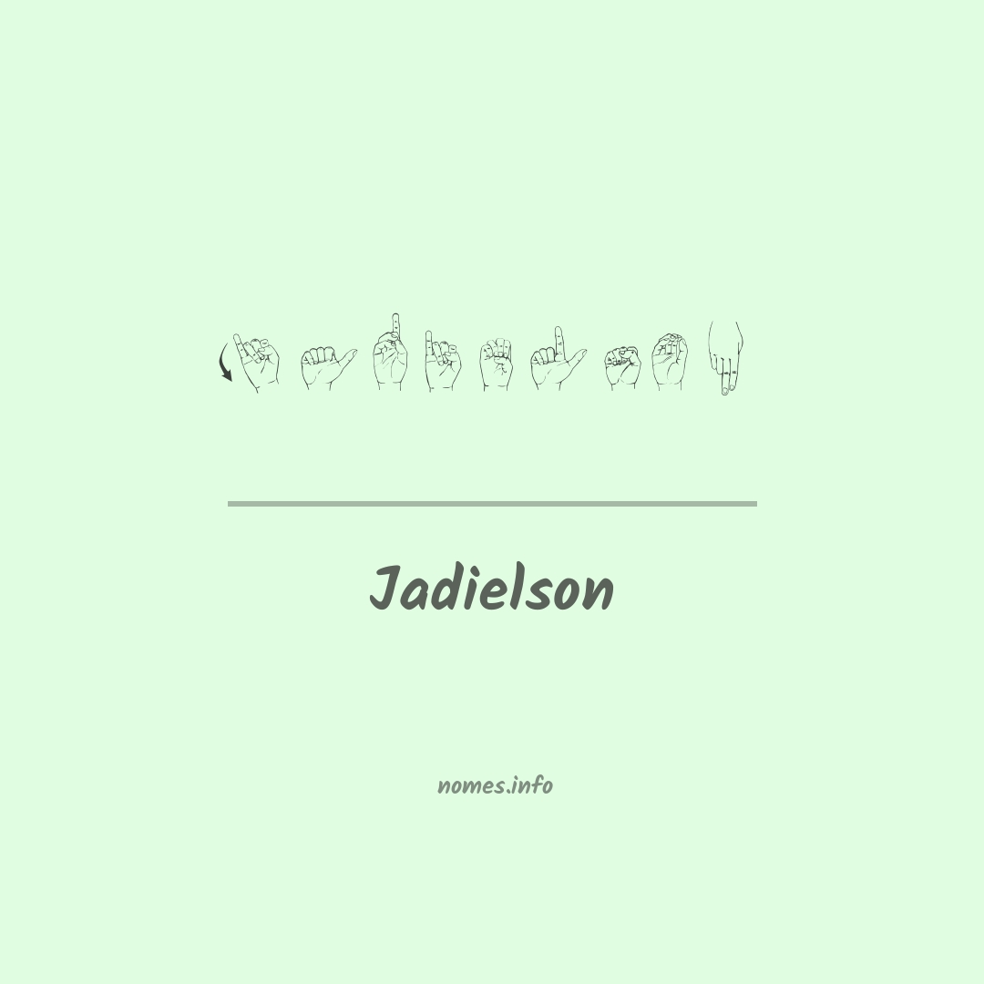 Jadielson em Libras