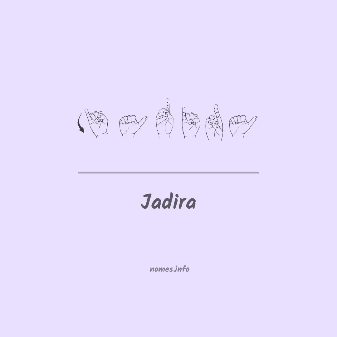 Jadira em Libras