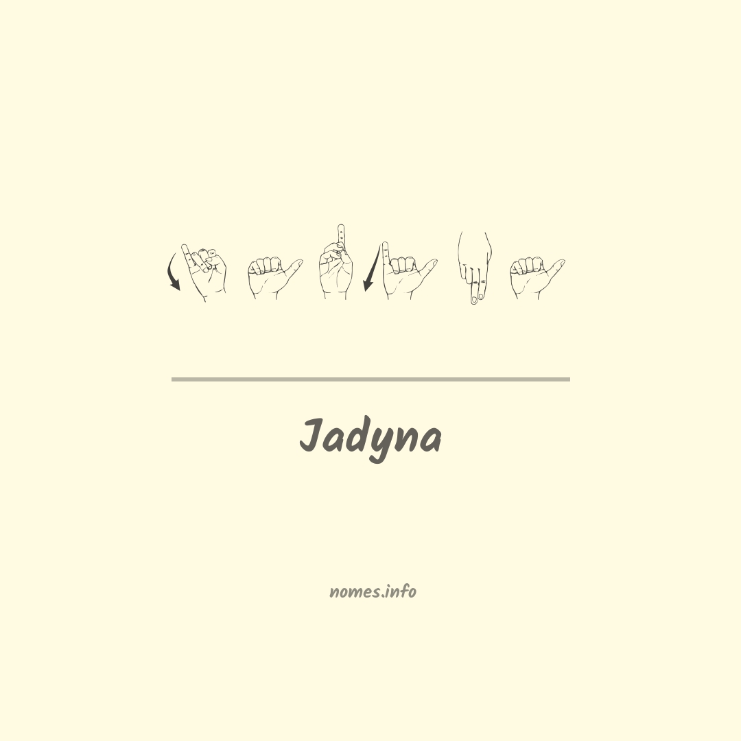 Jadyna em Libras