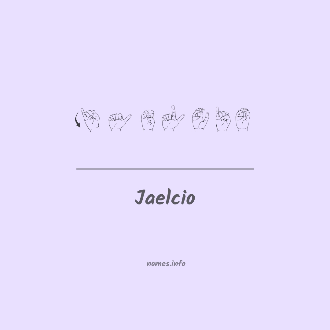Jaelcio em Libras