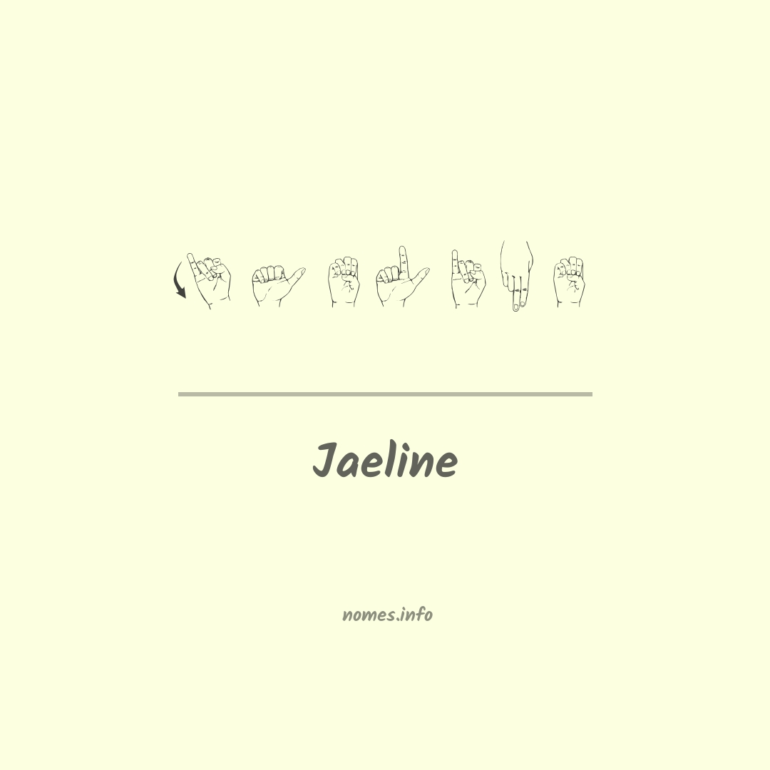 Jaeline em Libras