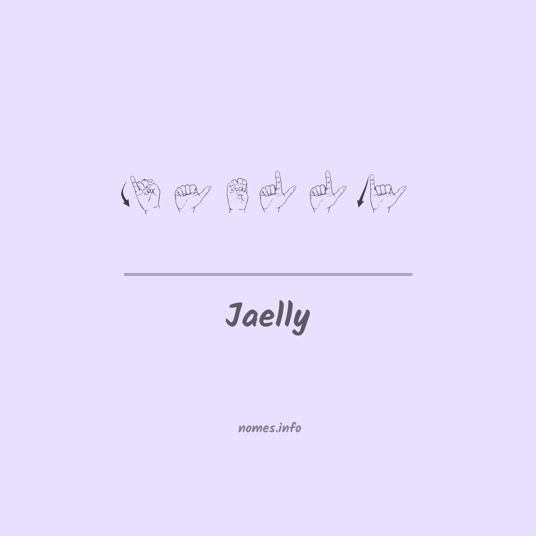 Jaelly em Libras