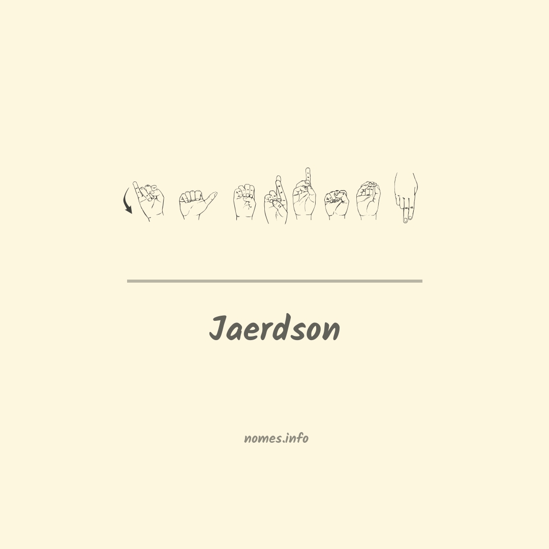 Jaerdson em Libras
