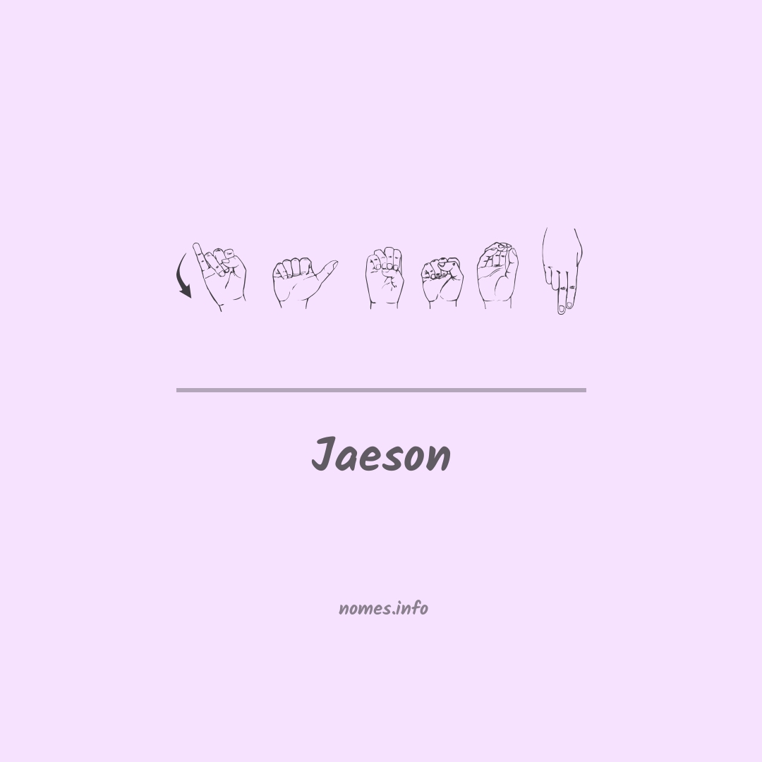 Jaeson em Libras