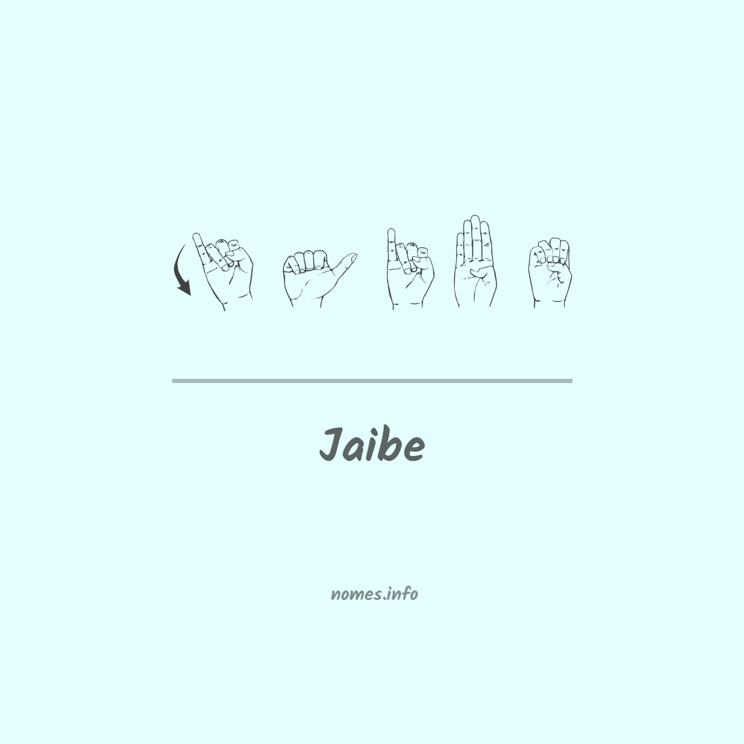 Jaibe em Libras