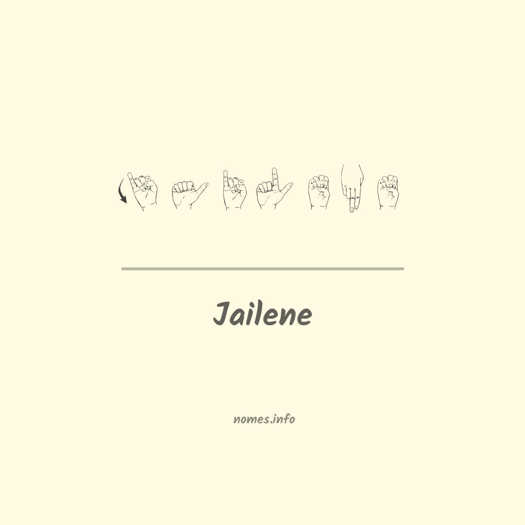 Jailene em Libras