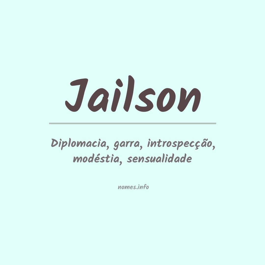 Significado do nome Jailson