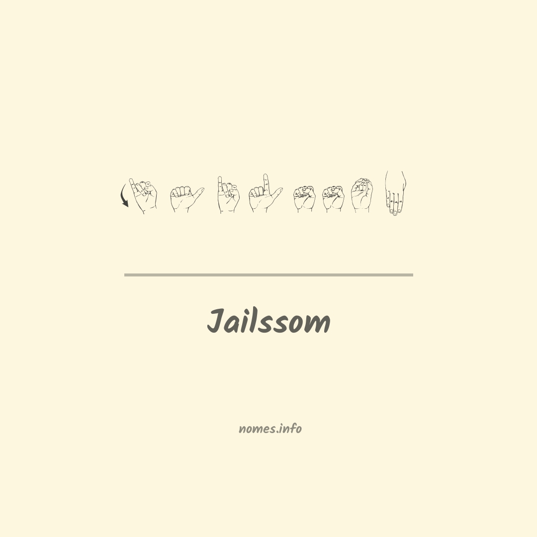 Jailssom em Libras