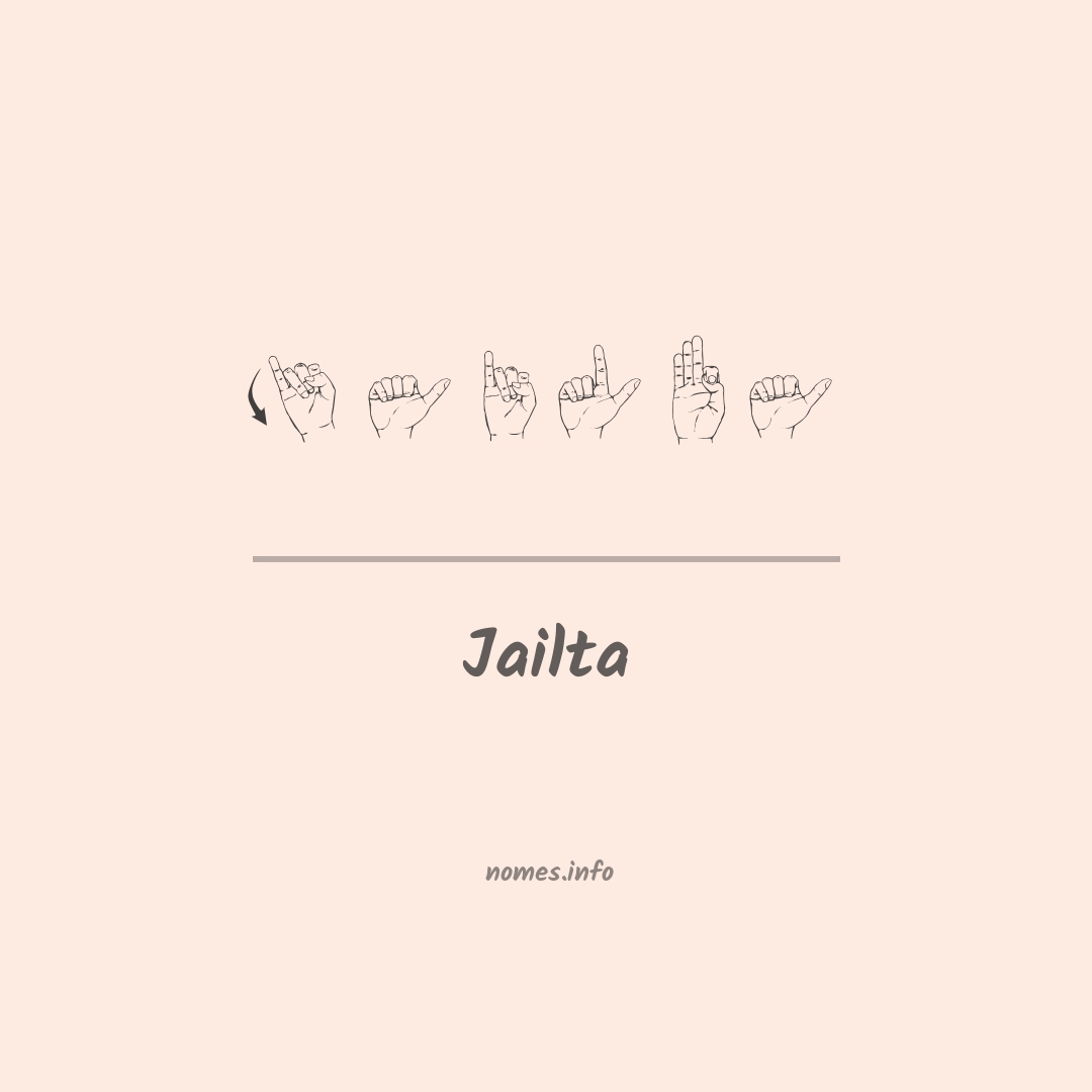 Jailta em Libras