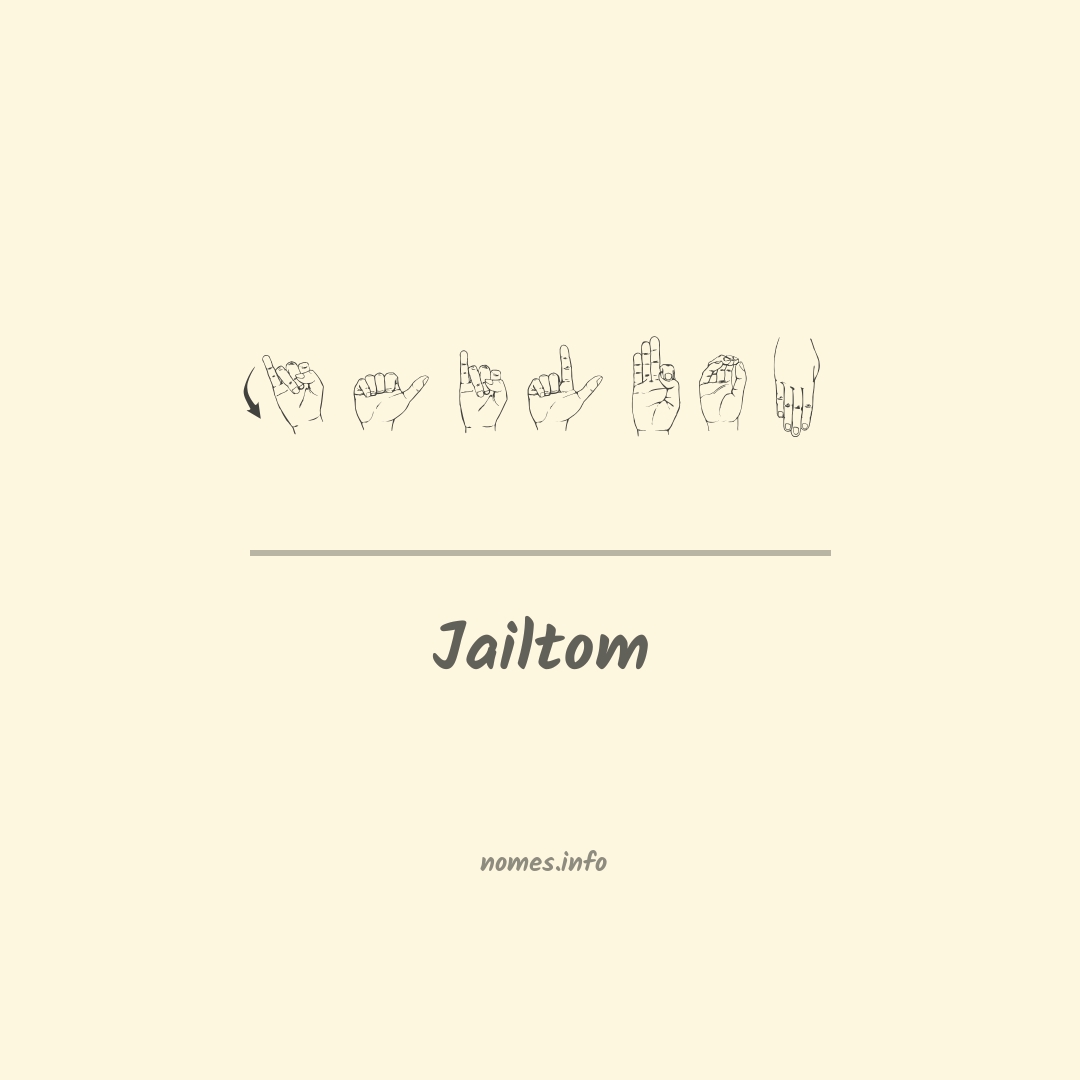 Jailtom em Libras