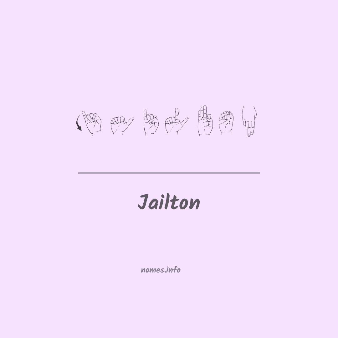 Jailton em Libras