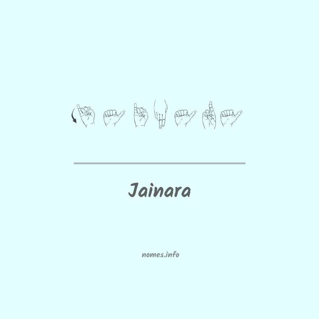 Jainara em Libras