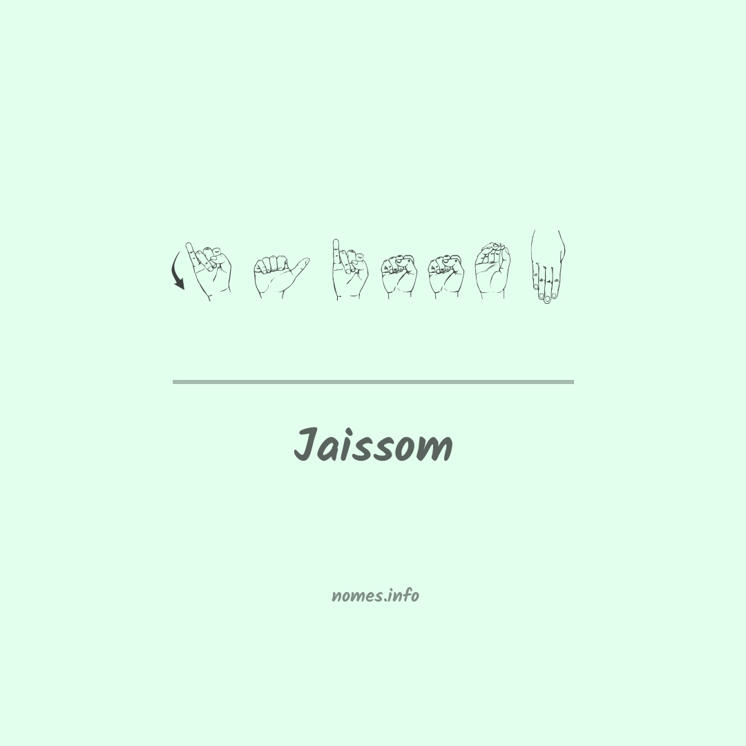 Jaissom em Libras