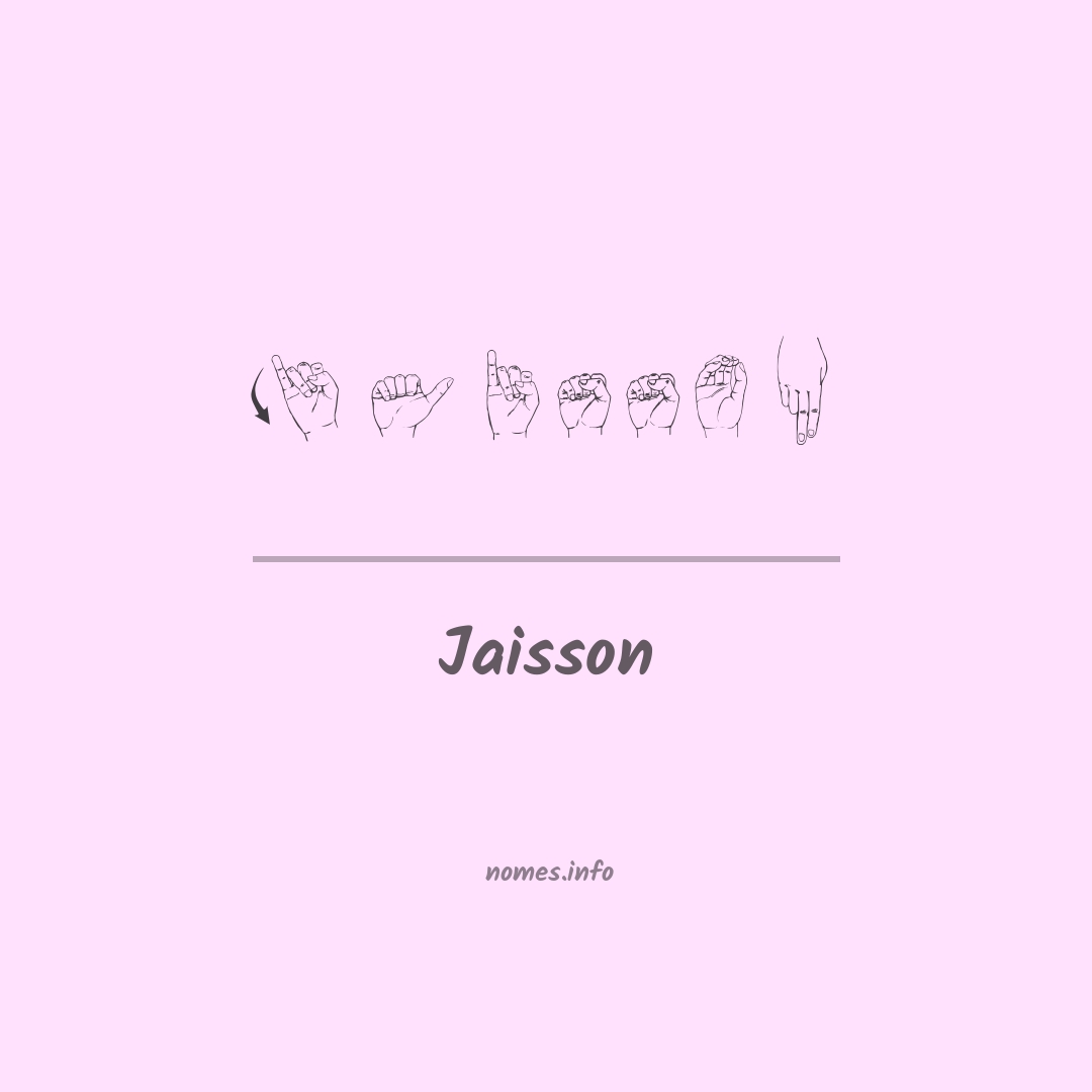 Jaisson em Libras