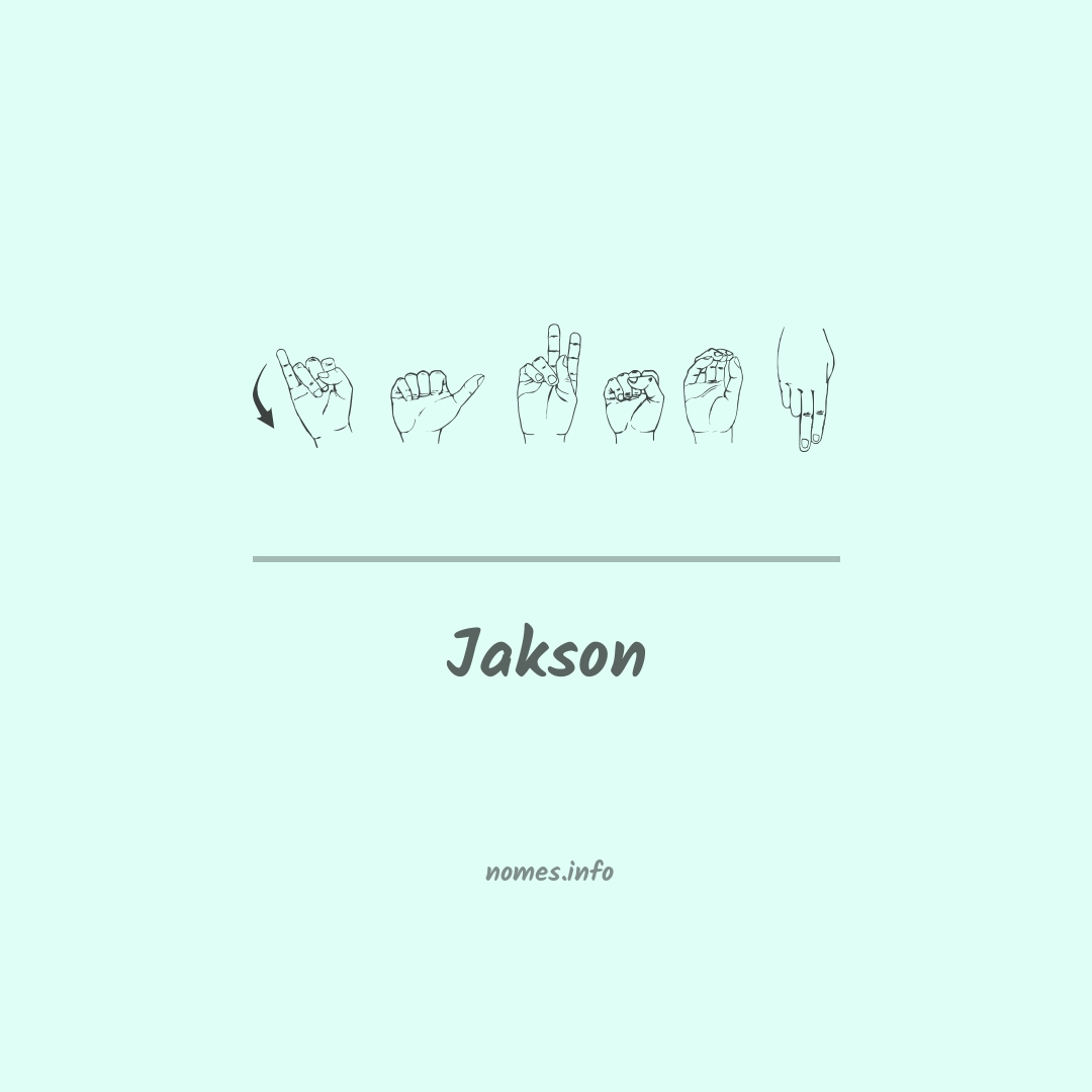 Jakson em Libras