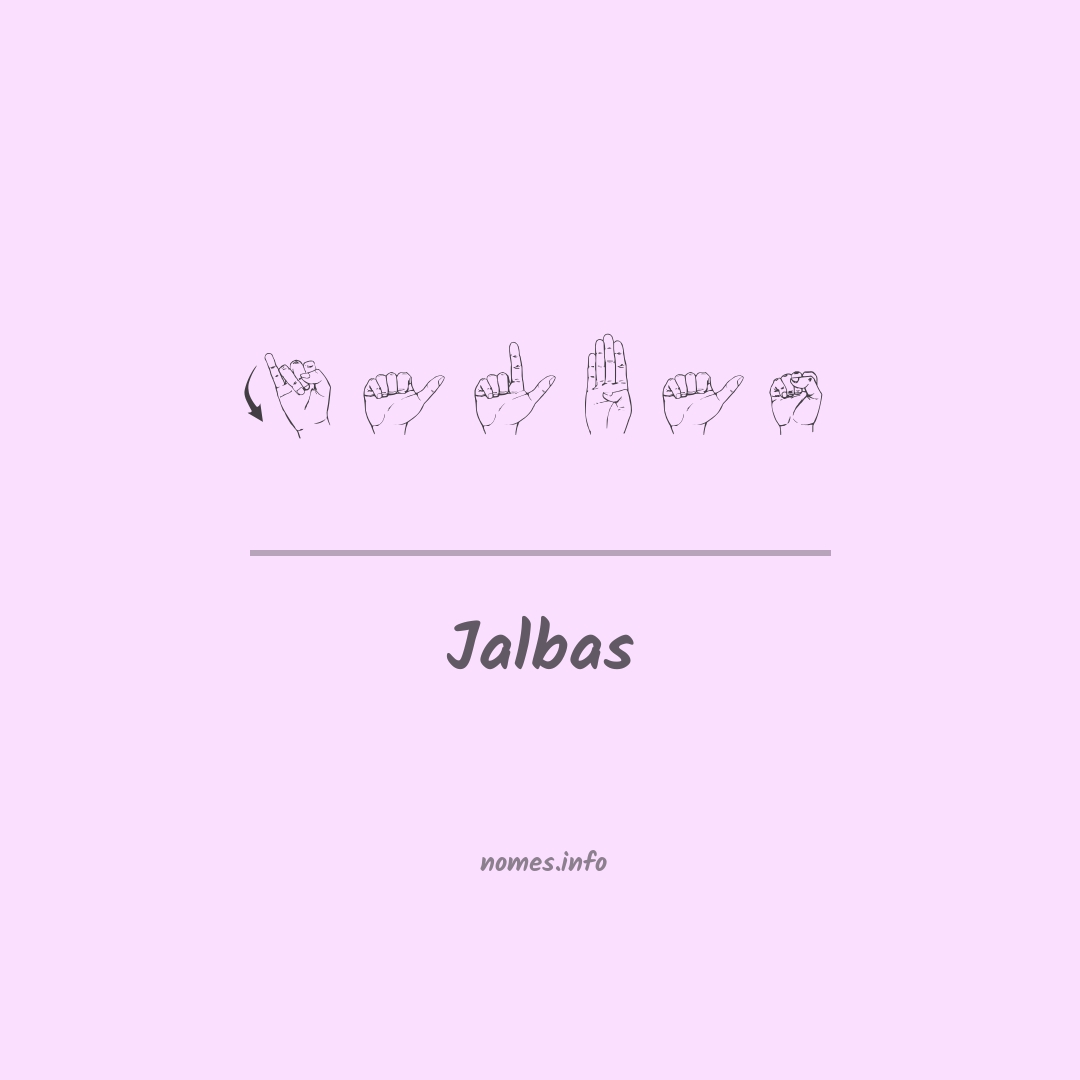Jalbas em Libras