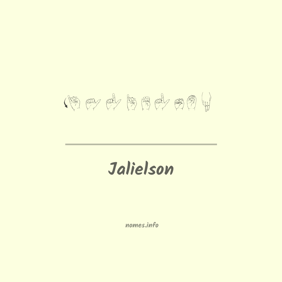 Jalielson em Libras