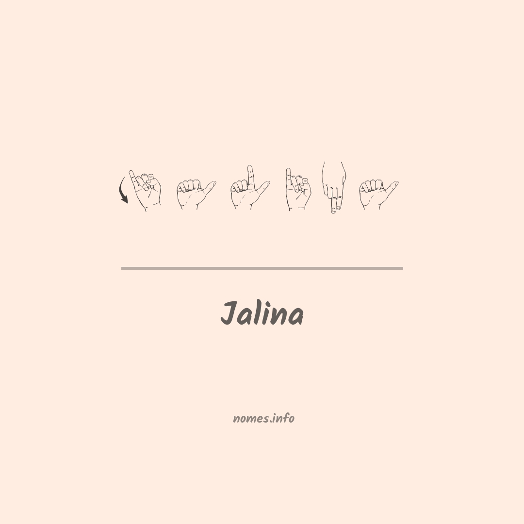 Jalina em Libras