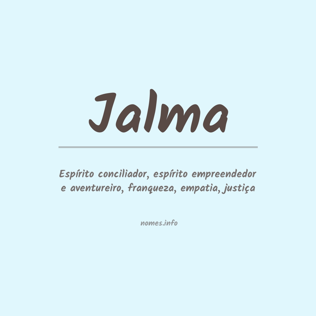 Significado do nome Jalma