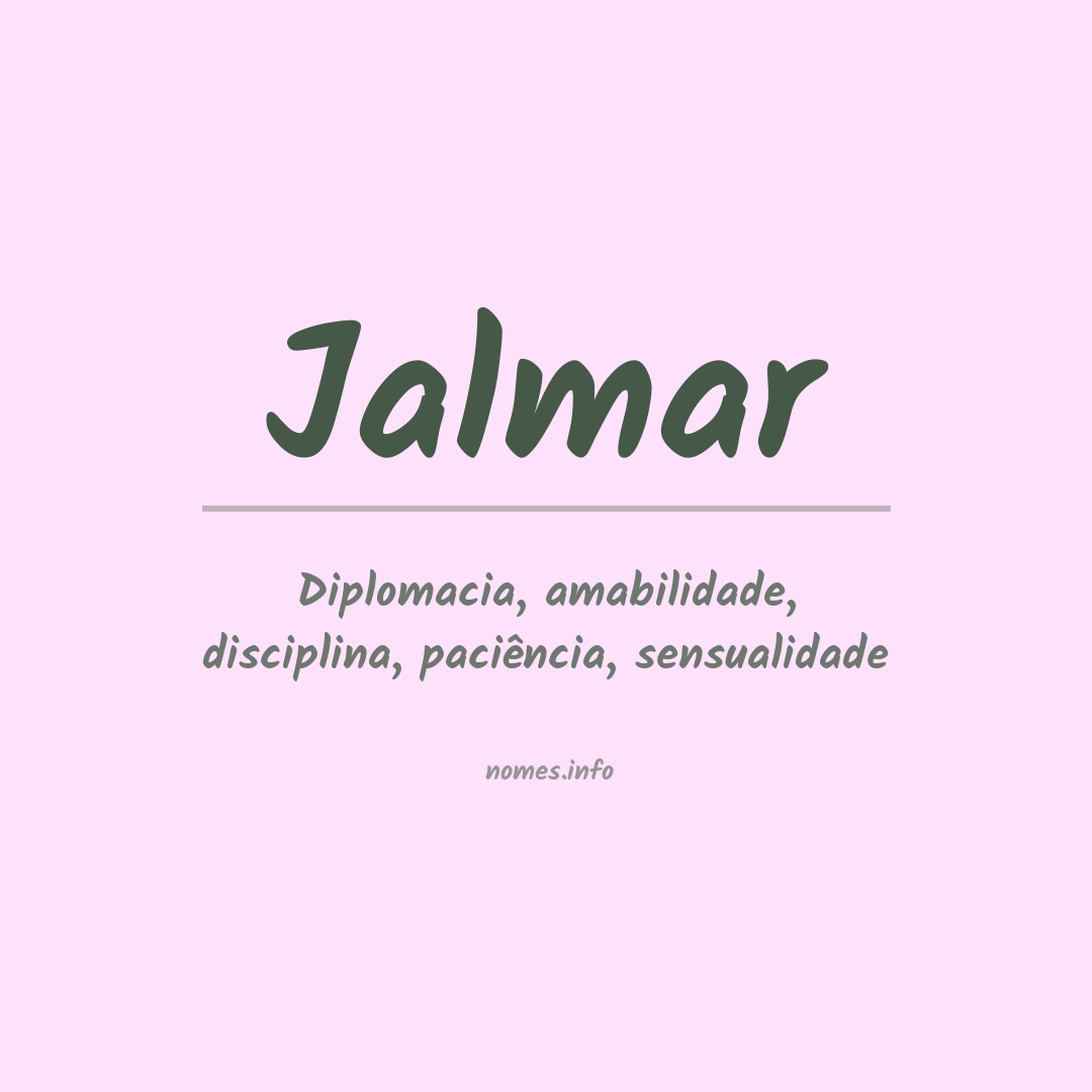 Significado do nome Jalmar