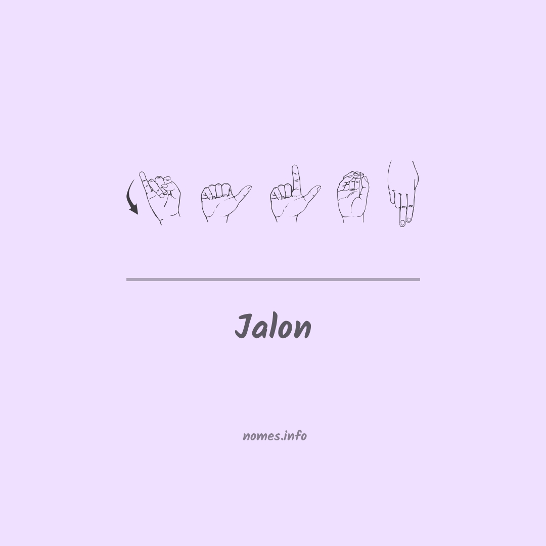 Jalon em Libras